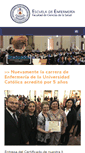 Mobile Screenshot of enfermeria.uc.edu.py